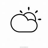 Coloring Cloudy sketch template