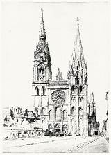 Cathedral Chartres Choose Board sketch template