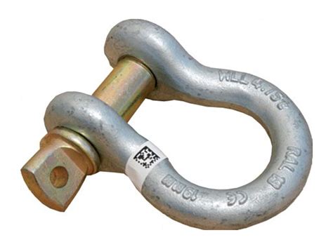 safety shackles screw pin shackles bow shackles wll   kg