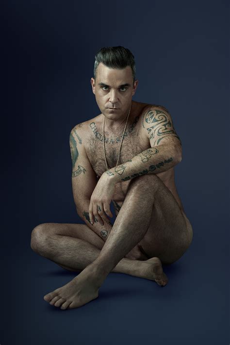 Relive Robbie Williams Attitude Cover Shoot Uk