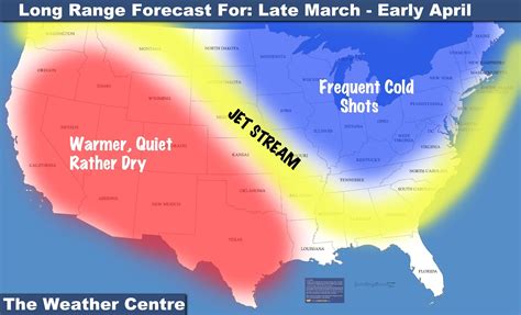 The Weather Centre Long Range Forecast Late March Early