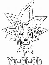 Gi Yu Oh Coloring Yugi Muto Yugioh Pages Surprised Netart Color Draw Colouring Print 5ds Library Choose Board sketch template