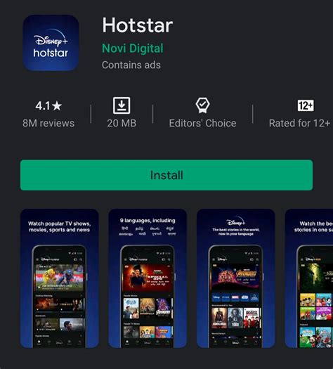 install  disney hotstar app steps  wwwhotstarcom   tv shows