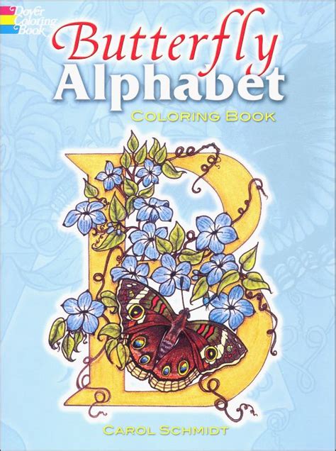 butterfly alphabet coloring book dover publications
