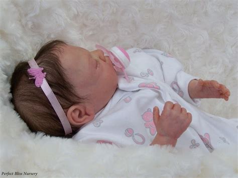 tiny preemie reborn doll baby girl sculpt poppy  simon laurens ebay