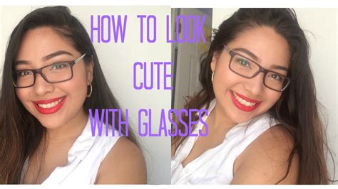 How To Look Cute With Glasses Youtube
