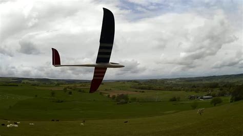 mini excel simprop rc glider slope flying youtube