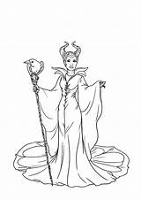 Maleficent Ausmalbild sketch template