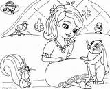 Princesse Imprimer Lapin sketch template