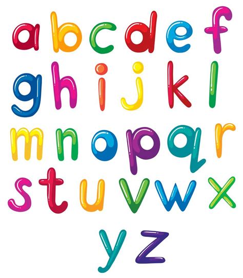 small letters   alphabet  vector art  vecteezy