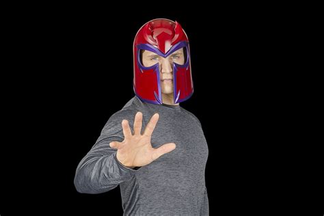 hasbro unveils  men  magneto helmet replica