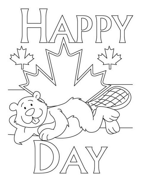 canada day coloring pages family holidaynetguide  family holidays