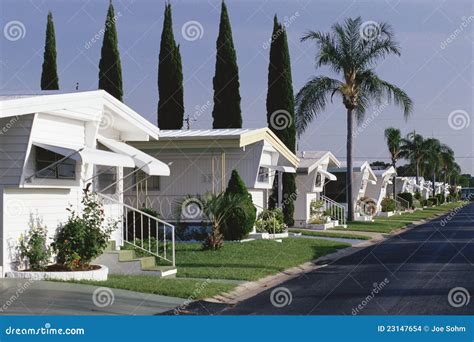 mobile home park stock images image