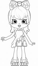 Coloring Pages Shoppies Shopkins Places Happy Shopkin Colouring Printable Shoppie Girls Doll Dolls Print Wild Style Sheets Kids Marker Bubbleisha sketch template