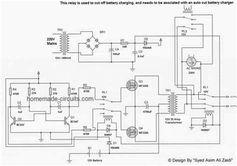 ups circuit diagram  explanation  wiring diagram  schematics