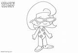 Lineart Lil sketch template