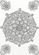 Celtic Knot Knots Mandalas Mandala sketch template
