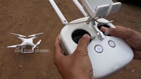 menerbangkan drone dji phantom  youtube
