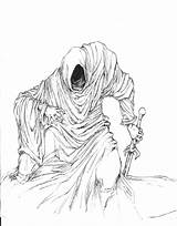 Ring Wraith Lord Drawing Rings Pencil Deviantart Getdrawings Ringwraith Ink Deviant Wallpaper sketch template