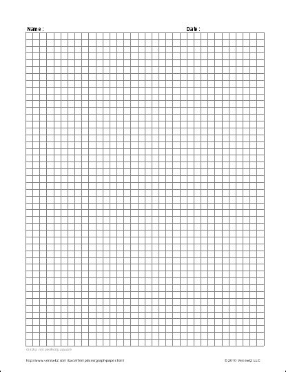 printable graph paper full sheet