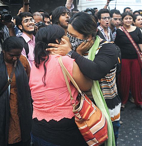 how india celebrated the kiss of love news stories