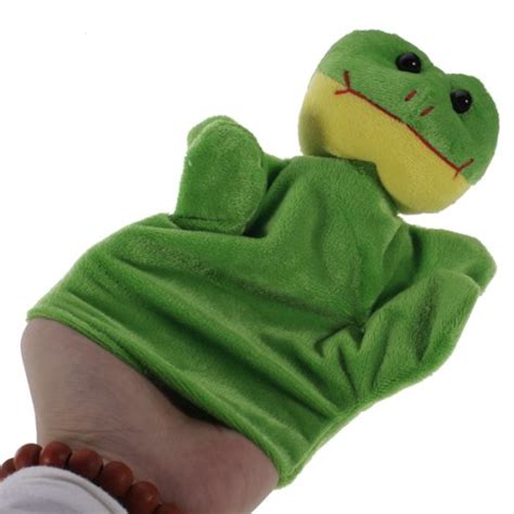 xgreen frog hand puppet finger puppets  ebay