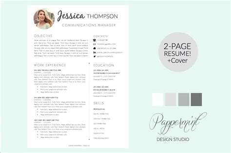 resume template cover letter word creative cover letter templates