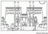 Khonsu Templo Tempel Egipto Tempio Egitto Egypt Ziggurat Colorkid Chons ägypten Antigo Egypte Khonsou Malvorlagen Egizi Monde Antike Athen Egyptian sketch template