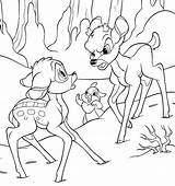 Bambi Walt Ronno Thumper Kolorowanki Jelonek Malvorlagen Fanpop Ausdrucken Dzieci Deer Imprime Faline Bembi Wydruku Colorare sketch template