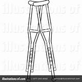 Crutches Clipart Illustration Pams Royalty Template Rf Clipground sketch template