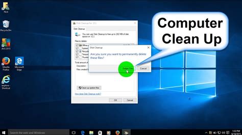 clean  computer    clean disk space windows