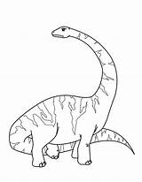 Coloring Neck Long Diplodocus Pages Dinosaur Getcolorings Netart Printable Color sketch template
