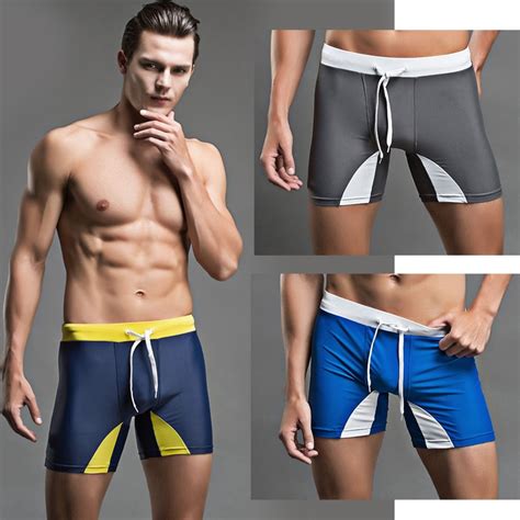 2018 hot style new men swimwear shorts man swimsuit boxer man bathing