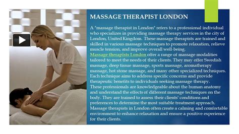 Ppt – Massage Therapist London Powerpoint Presentation Free To