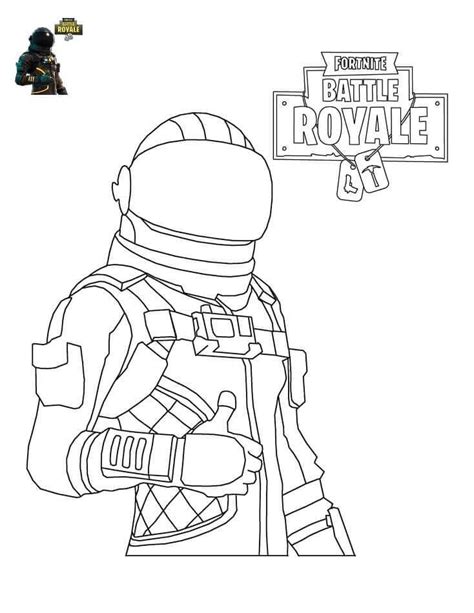 fortnite battle royale colouring pages dark voyager cartoon coloring