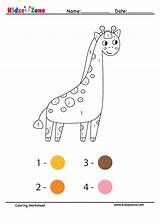 Giraffe Colores Kindergarten Jirafa Lindo Animadas Dibujar Kidzezone Animado Freepik Tulamama sketch template