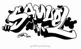 Graffiti Samuel Name Letras Style Dibujos Nombres Drawn Hand Words Names Drawing sketch template