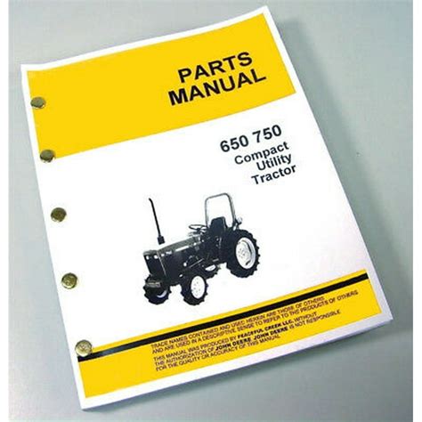 parts manual  john deere   tractor catalog gas diesel  years walmartcom walmartcom