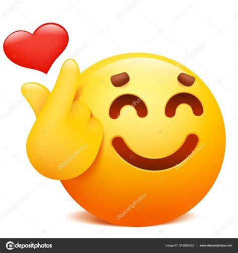 pop gesto amor dedo mao simbolo sinal coreano amarelo emoji