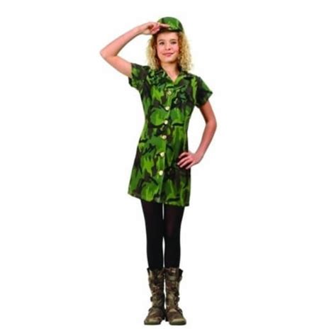 rg costumes 91462 s camouflage soldier costume size preteen small 12