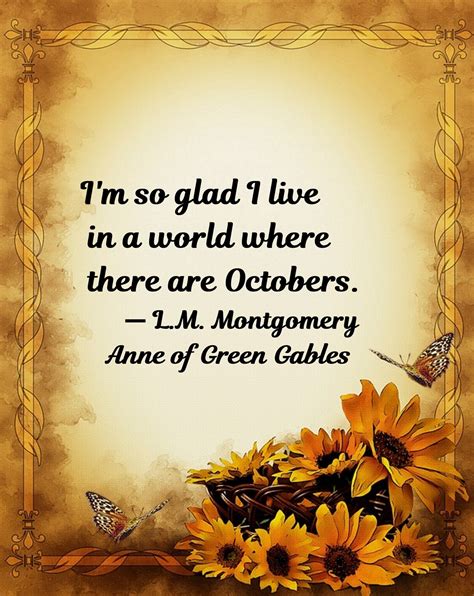 printable anne  green gables october quote thought   day october quotes anne