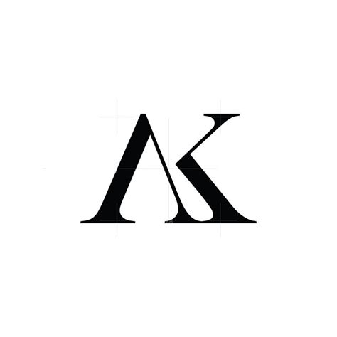 letter ak logos   letter ak logo images scalebranding