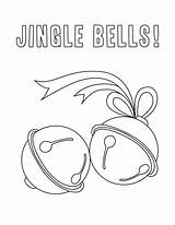 Coloring Pages Printable Jingle Bells December Christmas Holiday Bell Fun Print Kids Colouring Color Sheets Book Makeandtakes Holidays Printables Rock sketch template