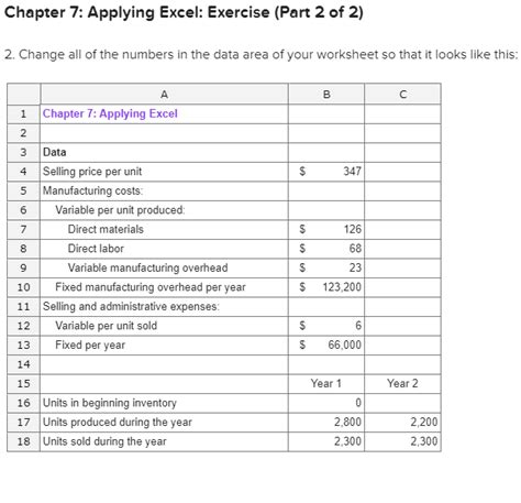 solved chapter 7 applying excel excel worksheet part 1