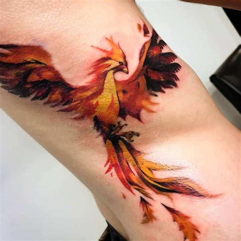 deviantart   fire phoenix  teran phoenix tattoo design