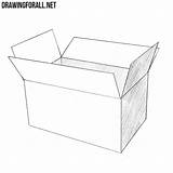 Box Open Draw Drawingforall sketch template