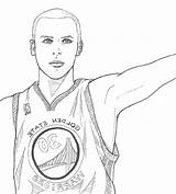 Printable Basketball Steph Educativeprintable Colouring Albanysinsanity Stephan sketch template