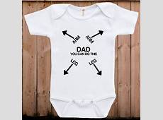 baby clothes baby gift Dad you can do this funny gift for dad clothing
