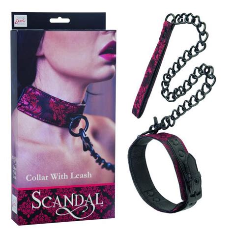 scandal collar and leash set