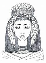 Cleopatre Tiye Egypte Egito Bordar Monio Thérapie épinglé Nathalie Cleopatra Riscos Epingle sketch template